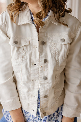 Vibirkina jeansjas - beige