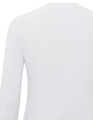 Wit shirt met lange mouwen