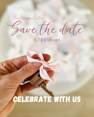 Save the date 🎉 opening van onze nieuwe winkel in Zedelgem