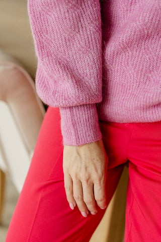 Billa roze knit
