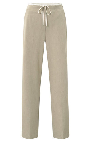 Broek Woven Wide Legmet Koordje - Lireina