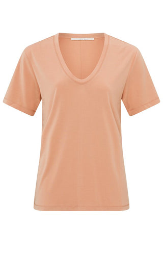 T-shirt with round neck