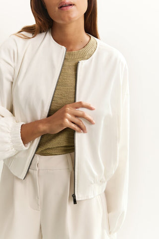 Jas Bomber Woven Cropped