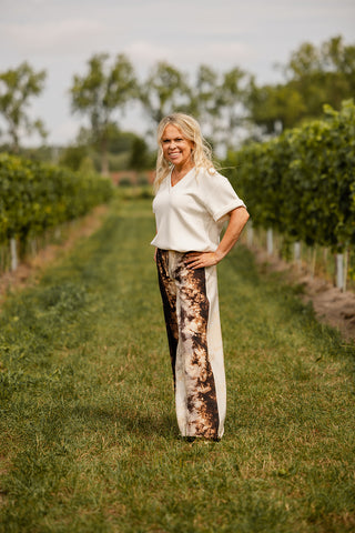 Top met v-hals Visiffi