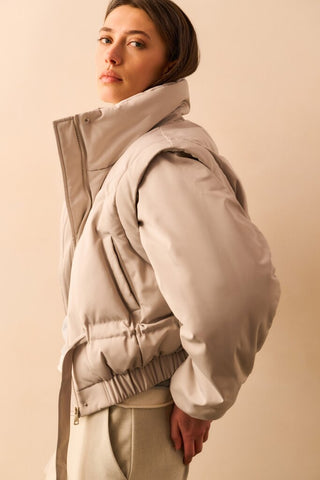 Jas met Afneembare Mouwen