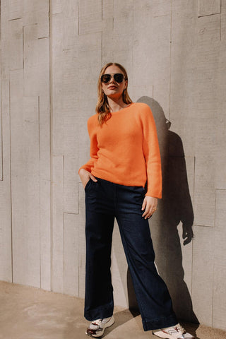 Pull met ronde hals Charlotte