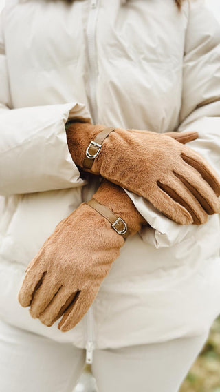 Handschoenen Evie Camel