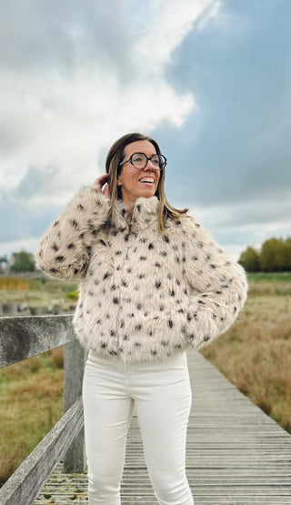 Jas kort Randia Faux furr