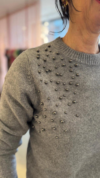 Pull Vilanie met perlefine