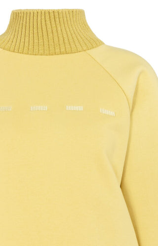 Sweater met Gebreide Kraag