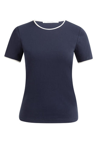 T-Shirt met Contrastboord