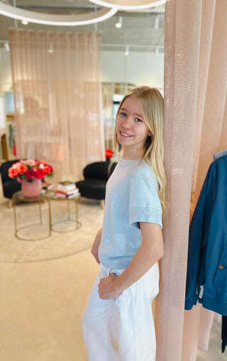 Sweater met Stikdetail zonder Mouwen