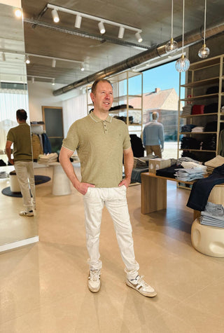 Polo Pistachio Cotton Linen