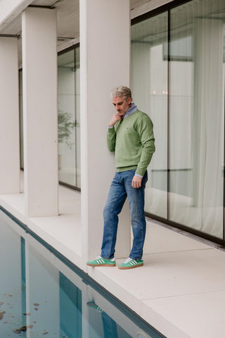 Trui met V-hals Superfine - Lireina