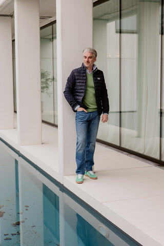 Trui met V-hals Superfine - Lireina