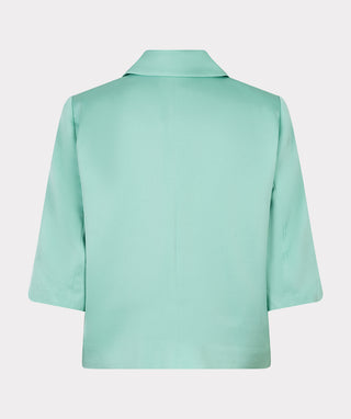 Blazer Cropped Crepe