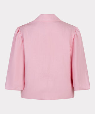 Blazer Twill Cropped Pofmouwen