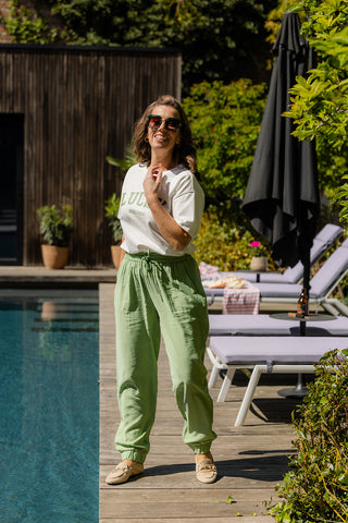 Broek Crinkle Modal