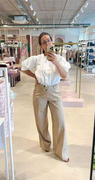 Broek Cloë Belt  / Cotton Tencel L32