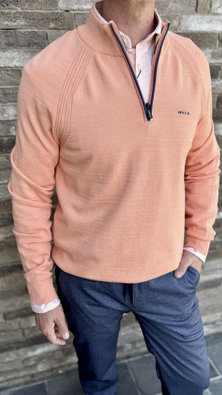 Pull Half Zip Spring Orange