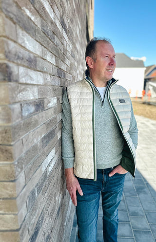 Pull Half Zip Light Sage