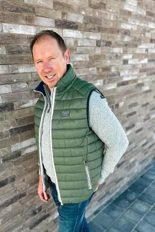 Pull Half Zip Light Sage