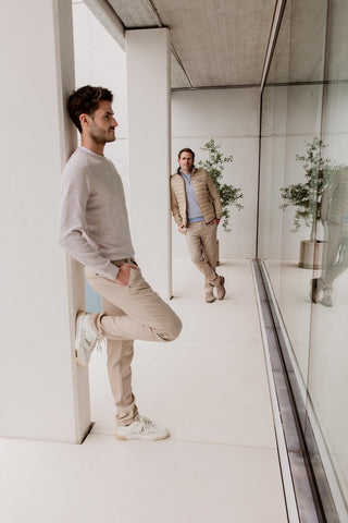 Pull ronde hals Light Dune - Lireina