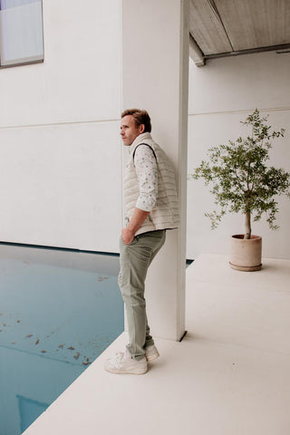 Broek Chino Napier Pinpoint Army - Lireina