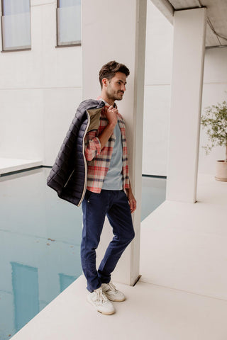 Broek Chino Napier Pinpoint NavySky