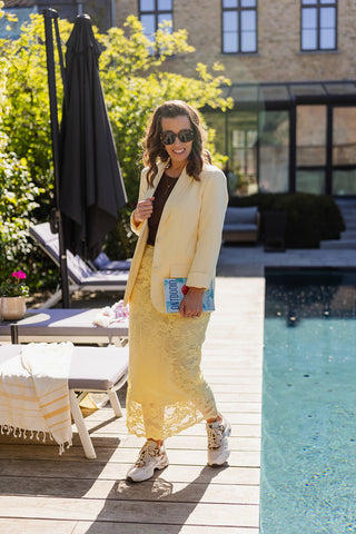 Blazer Viblume Pastel Yellow