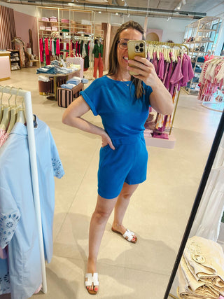 Playsuit Viulmi Victorian Blue