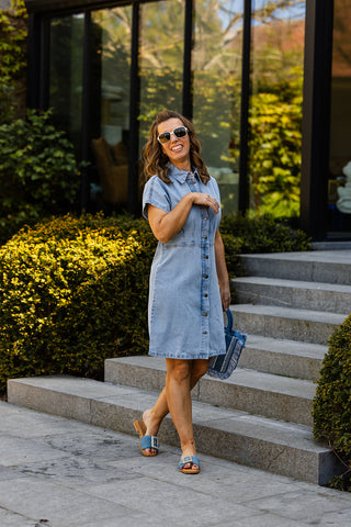 Jurk Bali Kort Denim