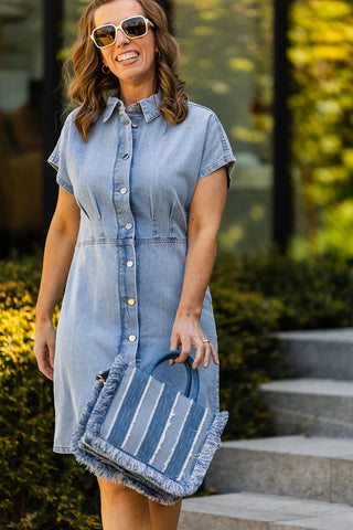 Jurk Bali Kort Denim