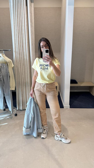 T-Shirt Bianca Amour Bella