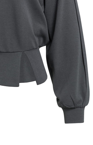 Sweatshirt met Opgevouwen Details