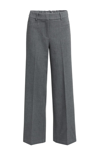 Broek Woven Rechte Pijpen Midwaist
