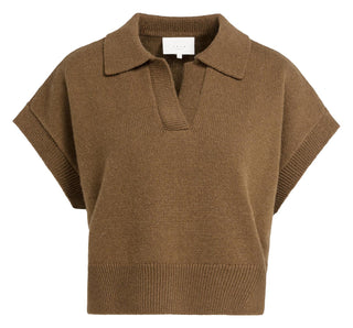 Pull Spencer Knitted met Kraag