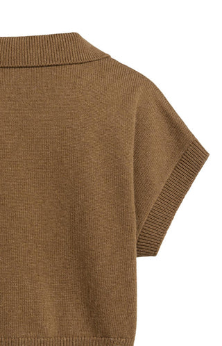 Pull Spencer Knitted met Kraag