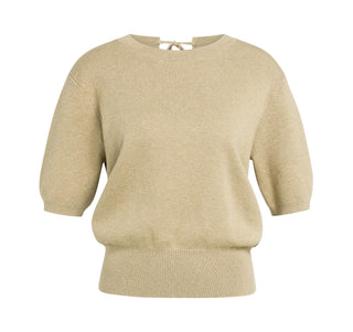 Pull Korte Mouw en Open Rug