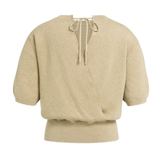 Pull Korte Mouw en Open Rug