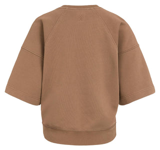 Sweatshirt Gewassen met Korte Mouw