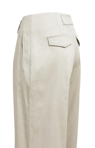 Broek Woven Wijd en met Plooien