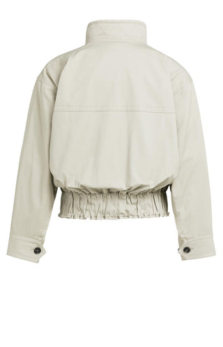 Jas Woven Oversized Geruite Voering