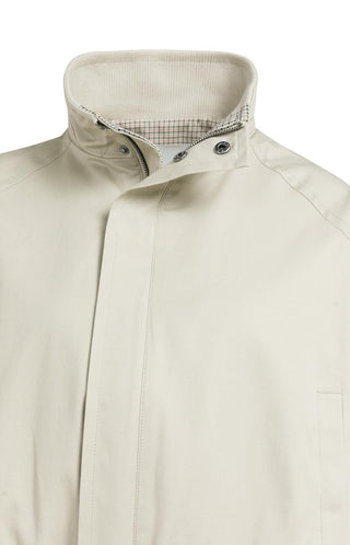 Jas Woven Oversized Geruite Voering