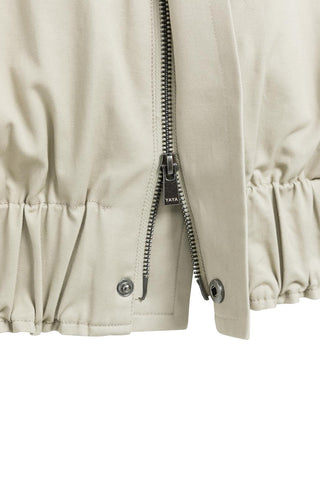Jas Woven Oversized Geruite Voering