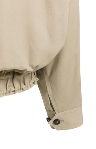 Jas Woven Oversized Geruite Voering