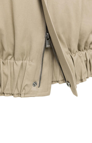 Jas Woven Oversized Geruite Voering