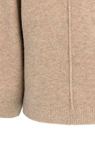 Pull met Hoge Hals en Wijde Mouwen
