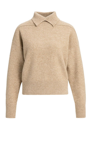 Pull met Polokraag en lange Mouwen