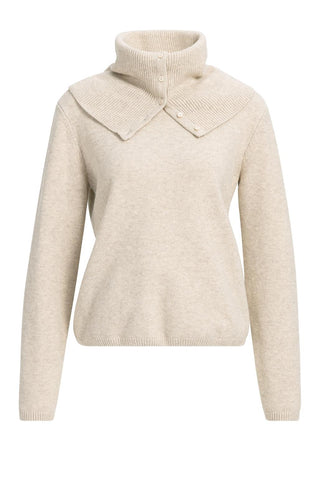 Pull met Sjaal met Knoopjes